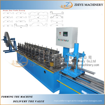 metal roller door cold rolled formed machine /rolling shuttering forming machine